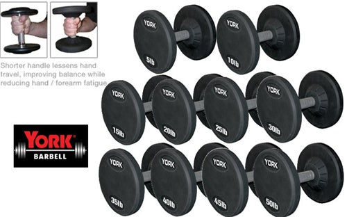 York Barbell Pro Style Dumbbell Set