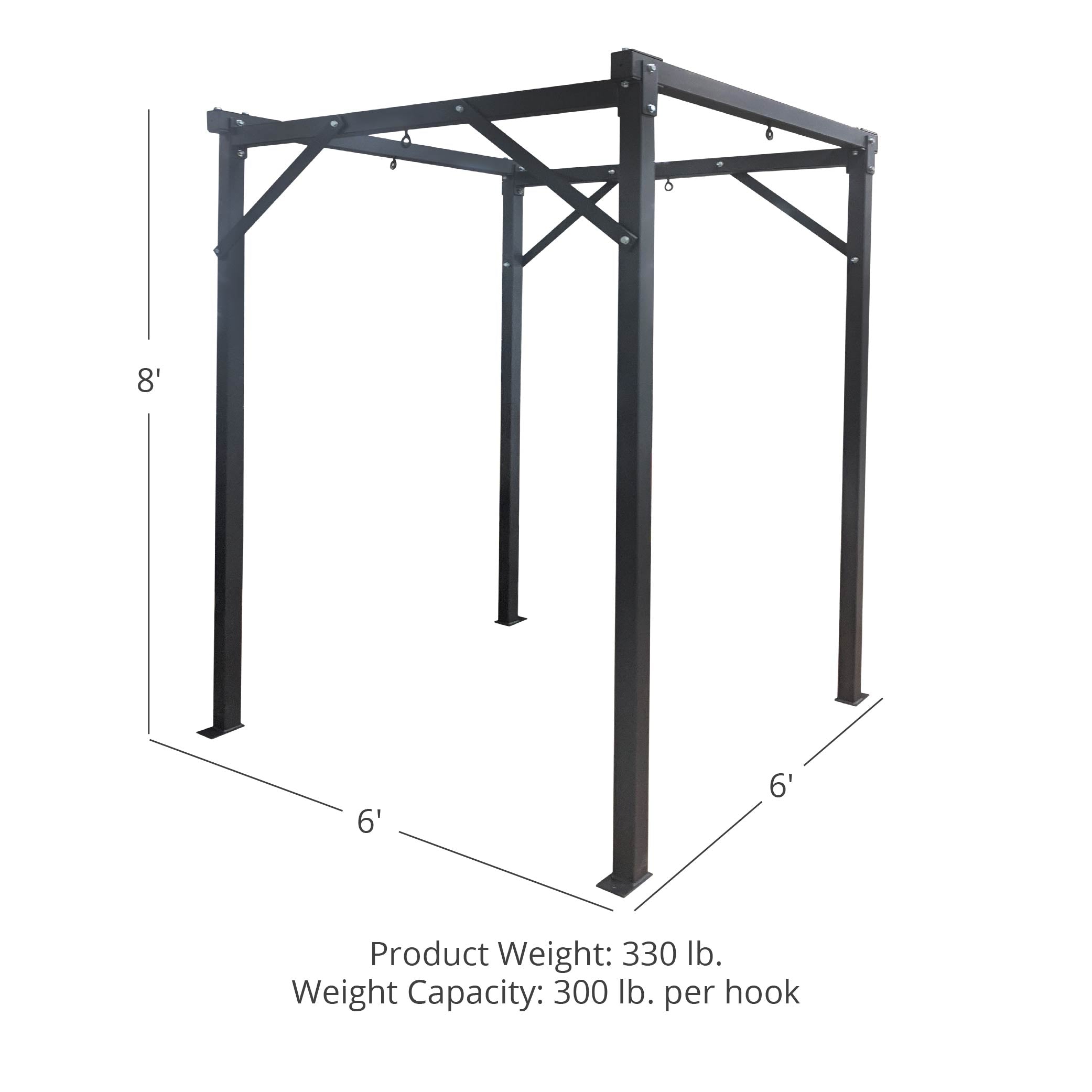 Heavy Duty 4 Bag Boxing Stand | Bolt Down