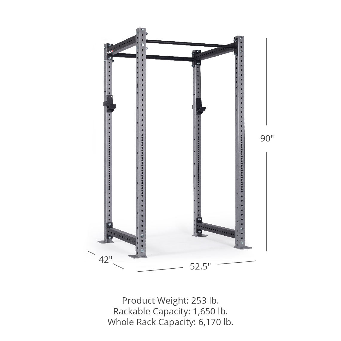 X-3 Series Bolt Down Power Rack 90" 36"