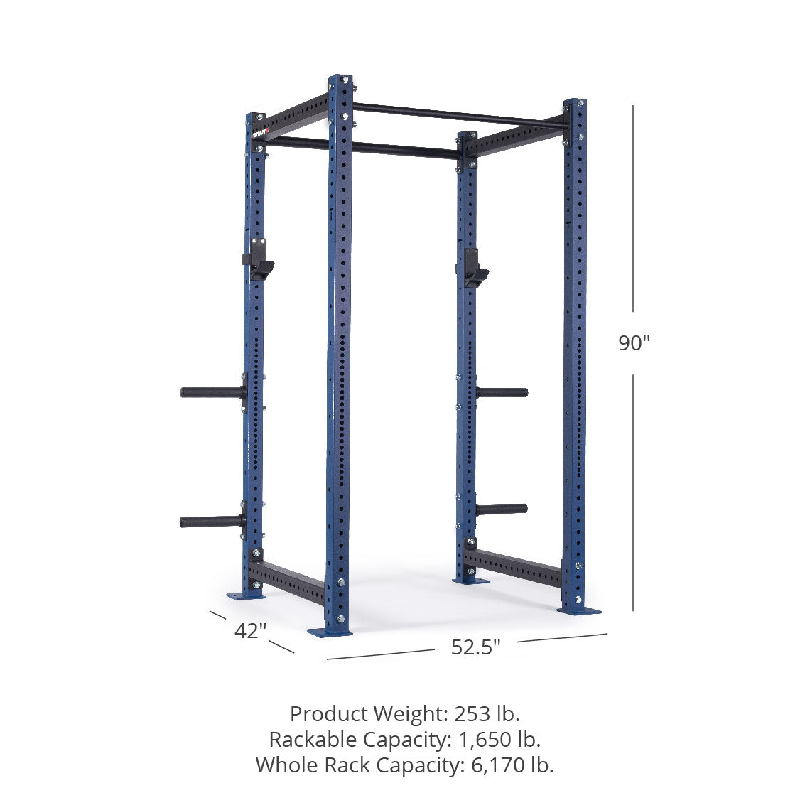 X-3 Series Bolt Down Power Rack 90" 36"