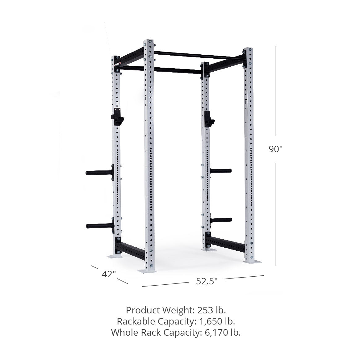 X-3 Series Bolt Down Power Rack 90" 36"