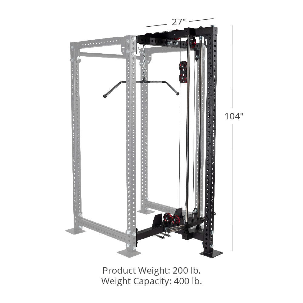 TITAN Series Lat Tower Power Rack Attachment