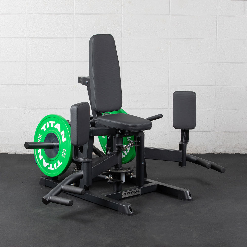 Plate-Loaded Hip Abductor And Adductor Exercise Machine