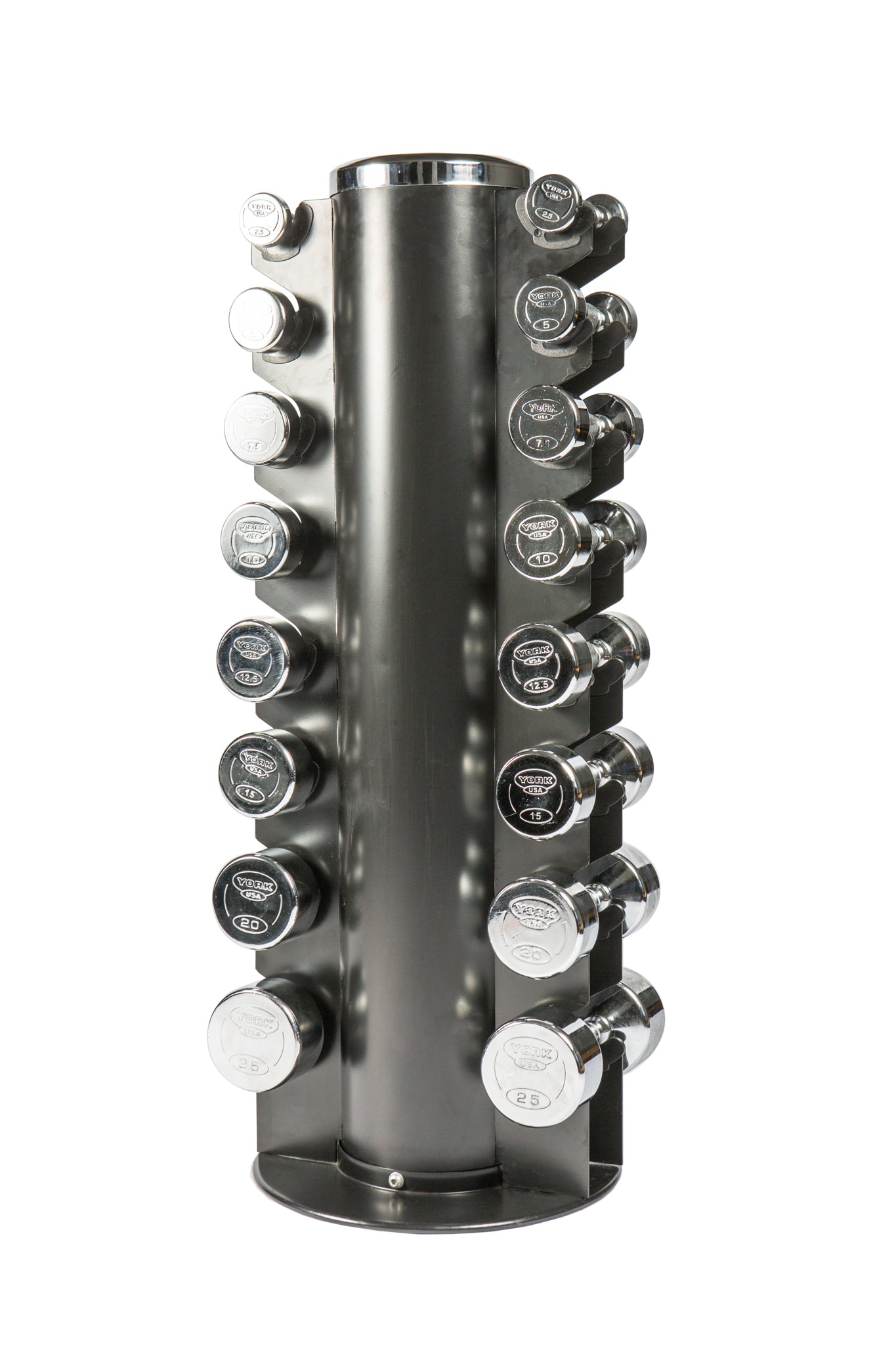 York Barbell Chrome Dumbbell Club Pack
