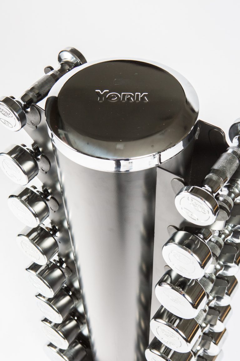 York Barbell Chrome Dumbbell Club Pack