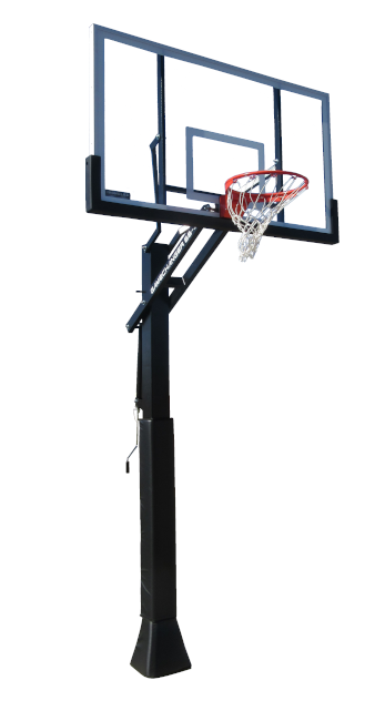 Ironclad Gamechanger In Ground Basketball Goal - 42" x 72" Tempered Glass