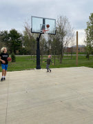 Ironclad Highlight Hoops In Ground Basketball Goal - 42" x 72" Tempered Glass