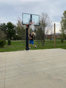 Ironclad Highlight Hoops In Ground Basketball Goal - 42" x 72" Tempered Glass