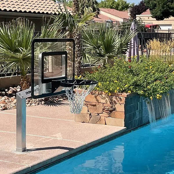 Dominator 40" Acrylic Backboard Poolside Basketball Hoop