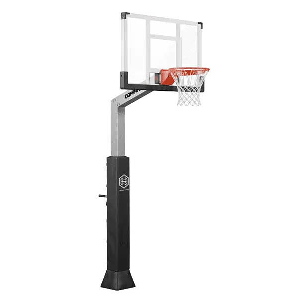 Dominator 54" Glass Backboard Adjustable Basketball Hoop