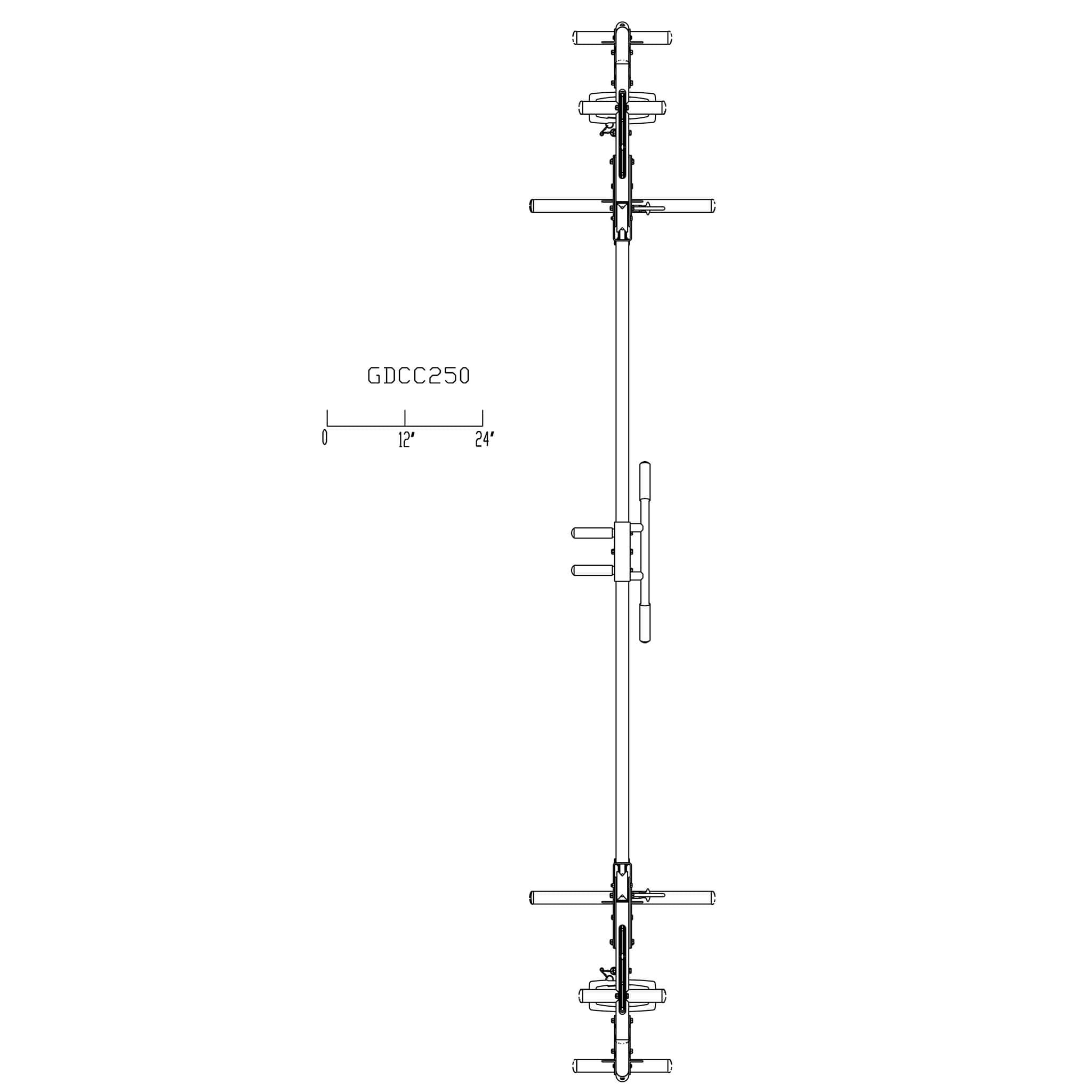 Body Solid GDCC250B Cable Crossover Machine