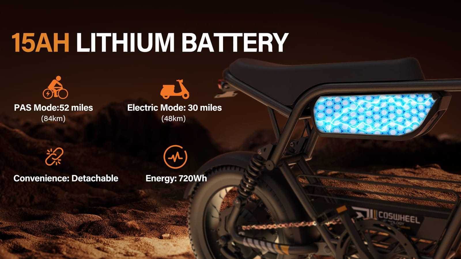COSWHEEL Y16 Electric Bike